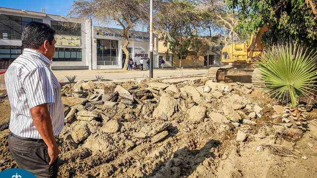 Municipalidad Provincial de Talara inicia reconstrucción de avenida A.