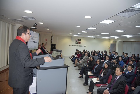 Nota de Prensa: Presidente de la Corte dio la bienvenida a 45 secigristas