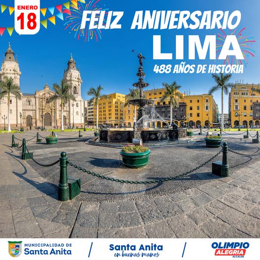 Nuestro alcalde Olimpio Alegría, regidores y trabajadores de la corporación edil, participaron del Izamiento del Pabellón Nacional en la explanada del Palacio Municipal, conmemorando los 488 años de fundación de Lima.
Nuestro burgomaestre reafirmo su compromiso de trabajar unidos y formar lazos con la Municipalidad de Lima, buscando el desarrollo y progreso de nuestro distrito para beneficio de todos nuestros vecinos #santanitenses.
#AniversarioDeLima
#OlimpioAlegría