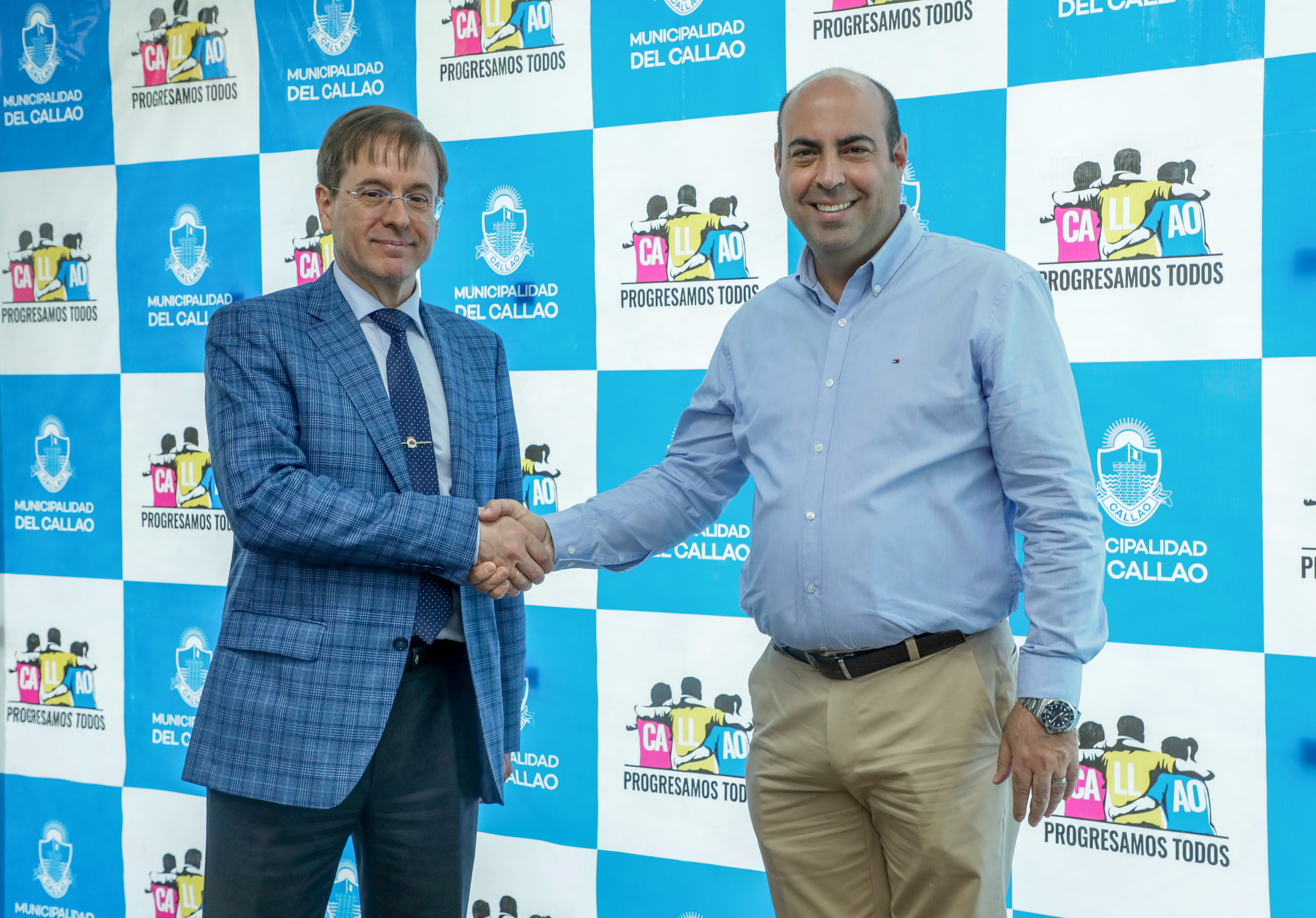 El alcalde Pedro Spadaro se reunió con José Pérez Pascual, director general del consorcio constructor de la Línea 2