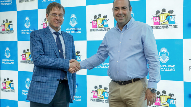 El alcalde Pedro Spadaro se reunió con José Pérez Pascual, director general del consorcio constructor de la Línea 2 