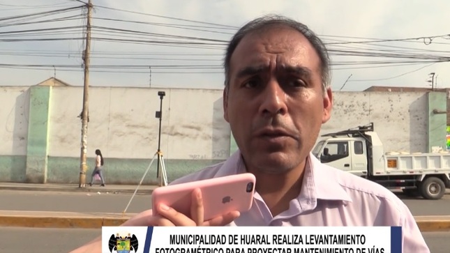 Municipalidad de Huaral realiza levantamiento fotogramétrico para proyectar mantenimiento de vías