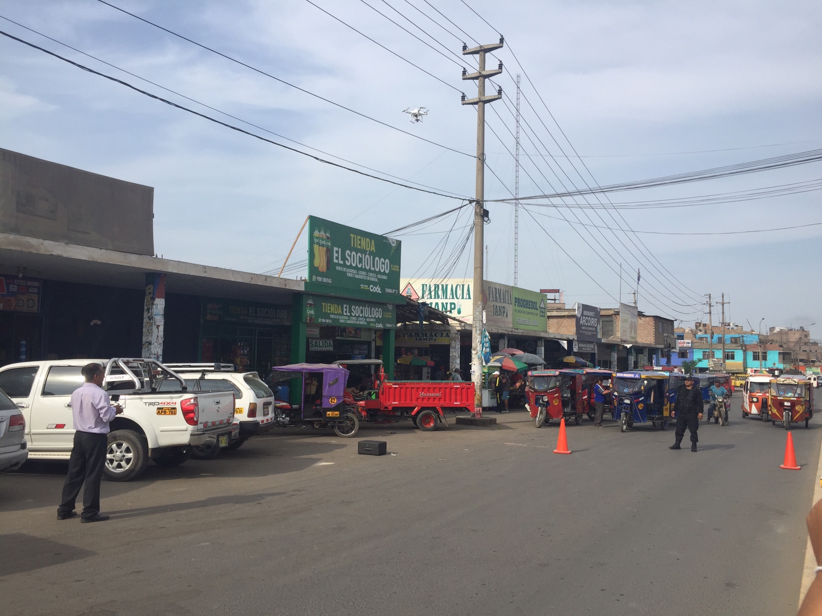 Municipalidad de Huaral realiza levantamiento fotogramétrico para proyectar mantenimiento de vías