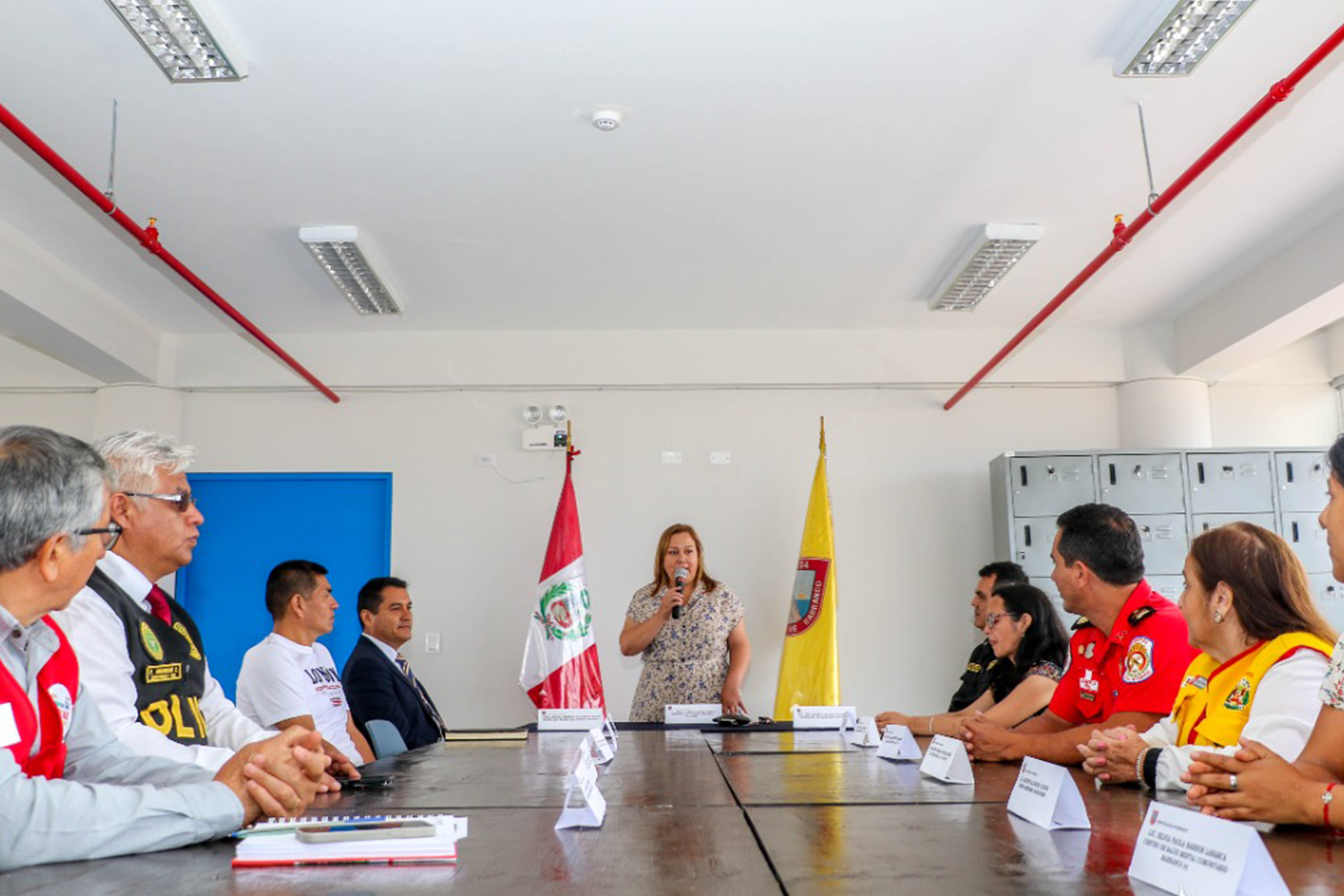 Alcaldesa Presidenta del CODISEC de Barranco