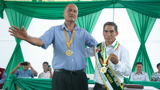 Alcalde de Kimbiri y del C.P