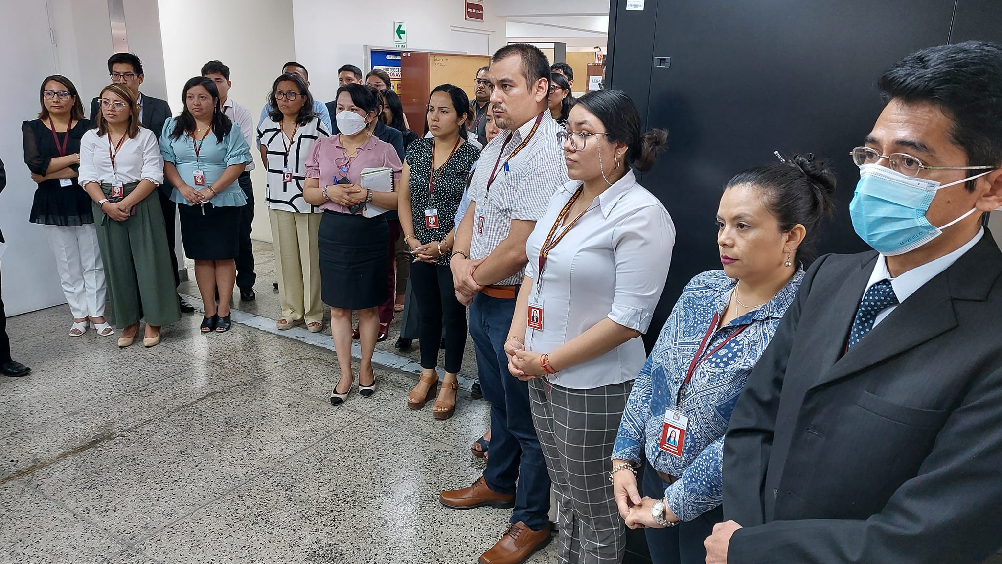 Personal administrativo de la CSJLE.