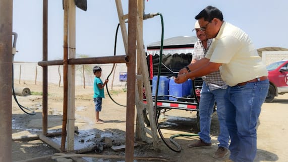 Gobierno Regional realizará equipamiento de caseta de bombeo del pozo tubular en Río Seco