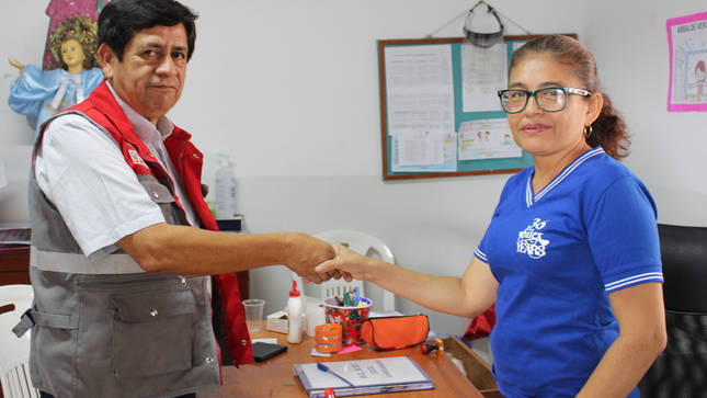 Visita inopinada para supervisar el proceso de matrícula 2023.