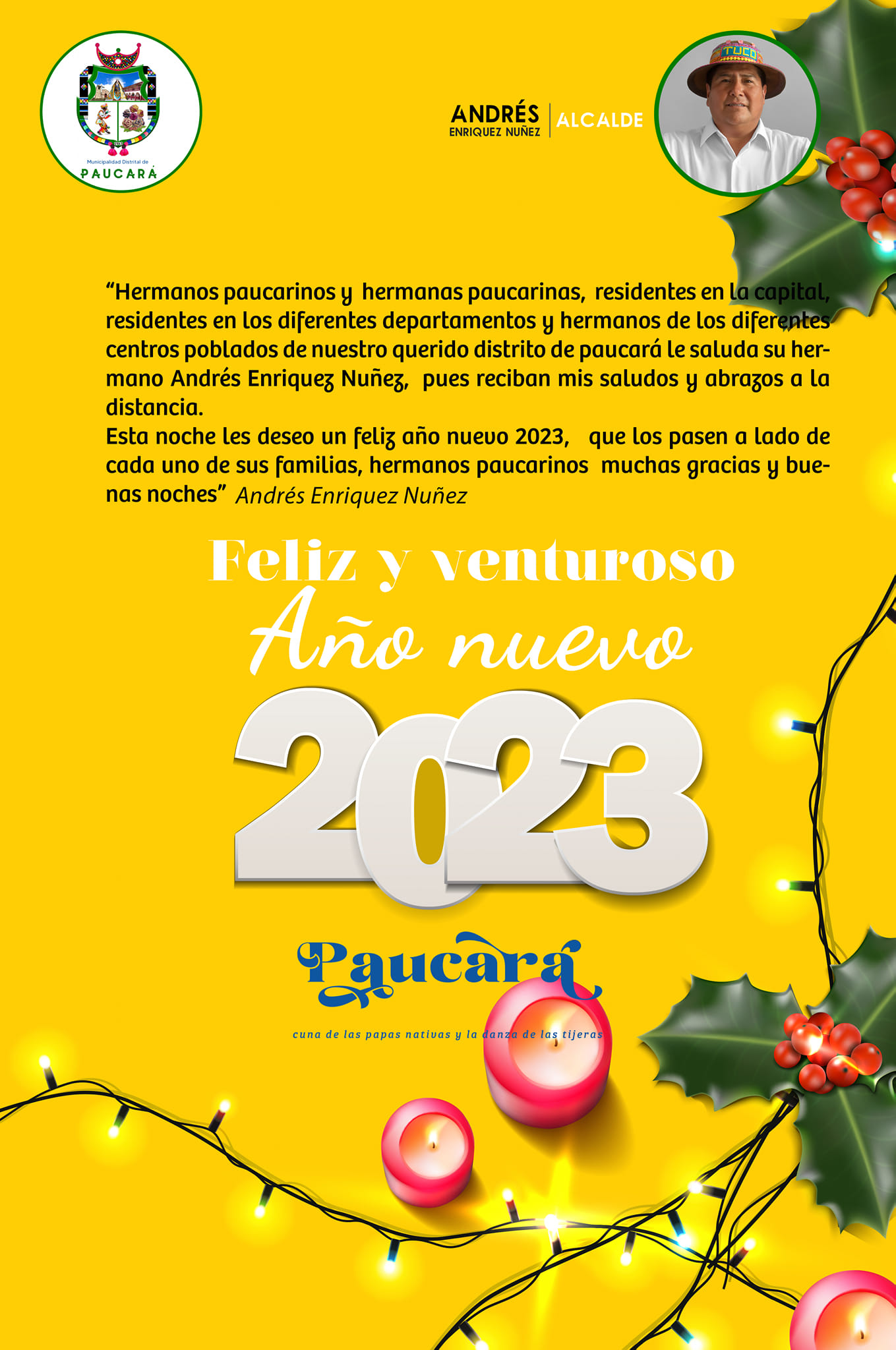 Feliz año Nuevo 2023