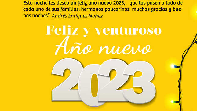 Feliz año Nuevo 2023