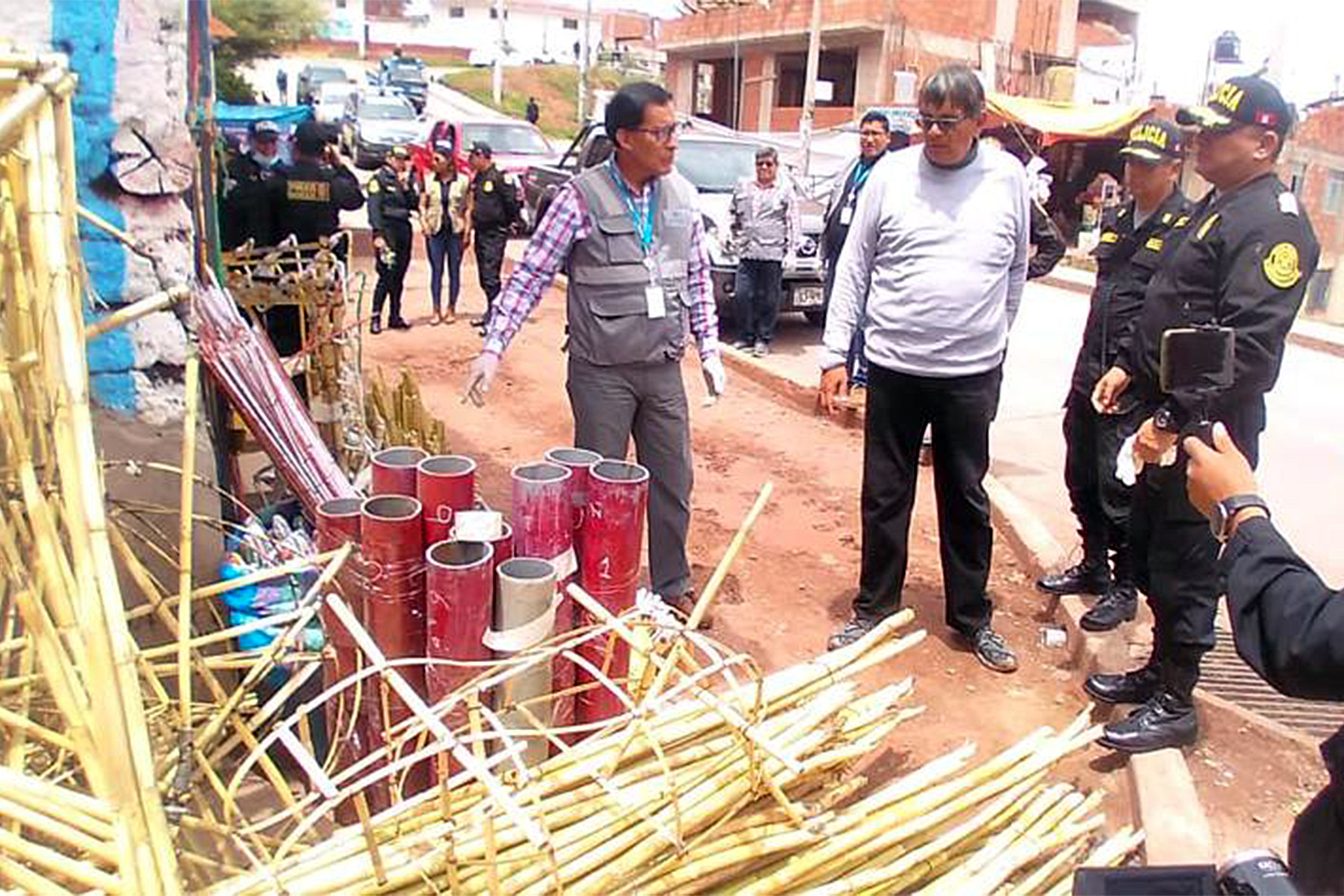 Decomisan gran cantidad de pirotécnicos y explosivos en Cusco y La Libertad