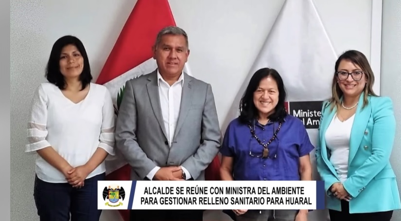 Alcalde Fernando Cárdenas inició gestiones ante el Ministerio del Ambiente para construcción de relleno sanitario de residuos sólidos