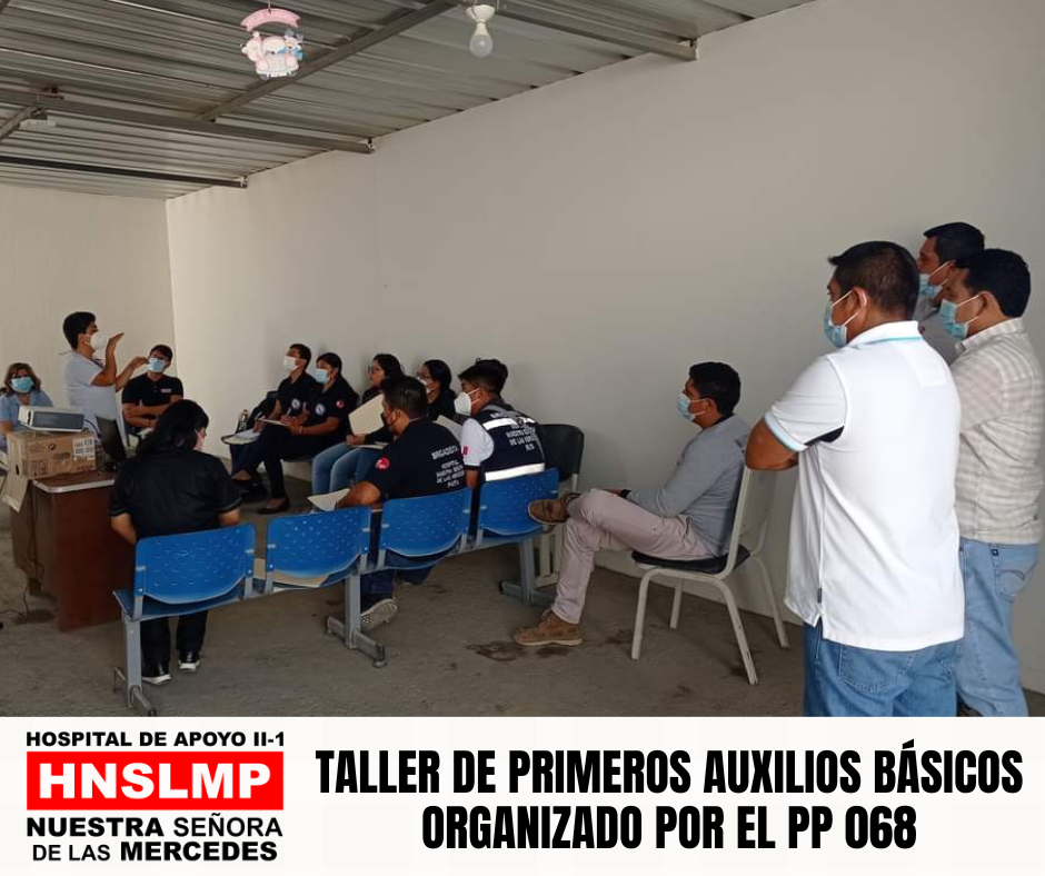 Taller de Primeros Auxilios Básicos organizado por el PP 068