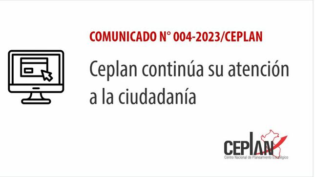 Ceplan continúa su atención a la ciudadanía