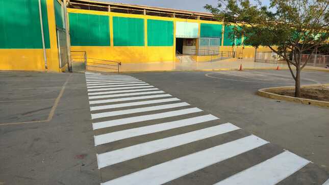 Se realizó Limpieza y Señalización en el Mercado Municipal