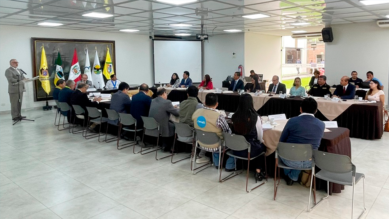 Cenepred participó en la juramentación del presidente de la Mancomunidad de Municipalidades de Lima Este