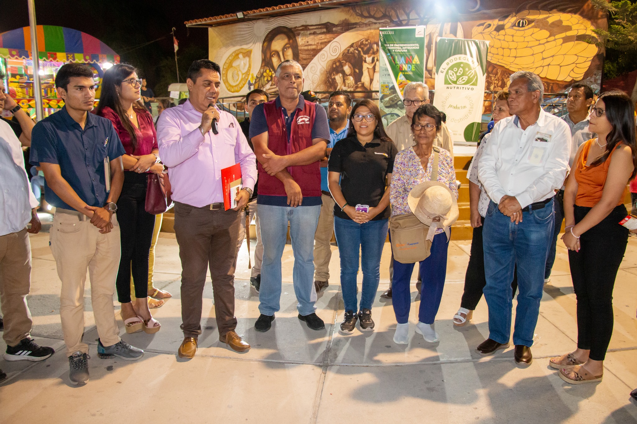 Alcalde de Sullana Ing. Marlem Mogollón Meca inaugura Feria Sullana Emprende 2023