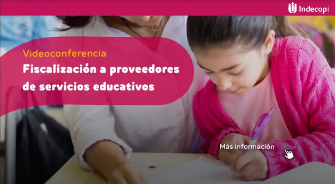 A través de Campaña “De Vuelta al Cole 2023” institución orienta a proveedores y padres de familia de colegios privados.