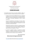Vista preliminar de documento Comunicado - Hechos ocurridos el viernes 20 de enero con efectivos de seguridad de la UNMSM
