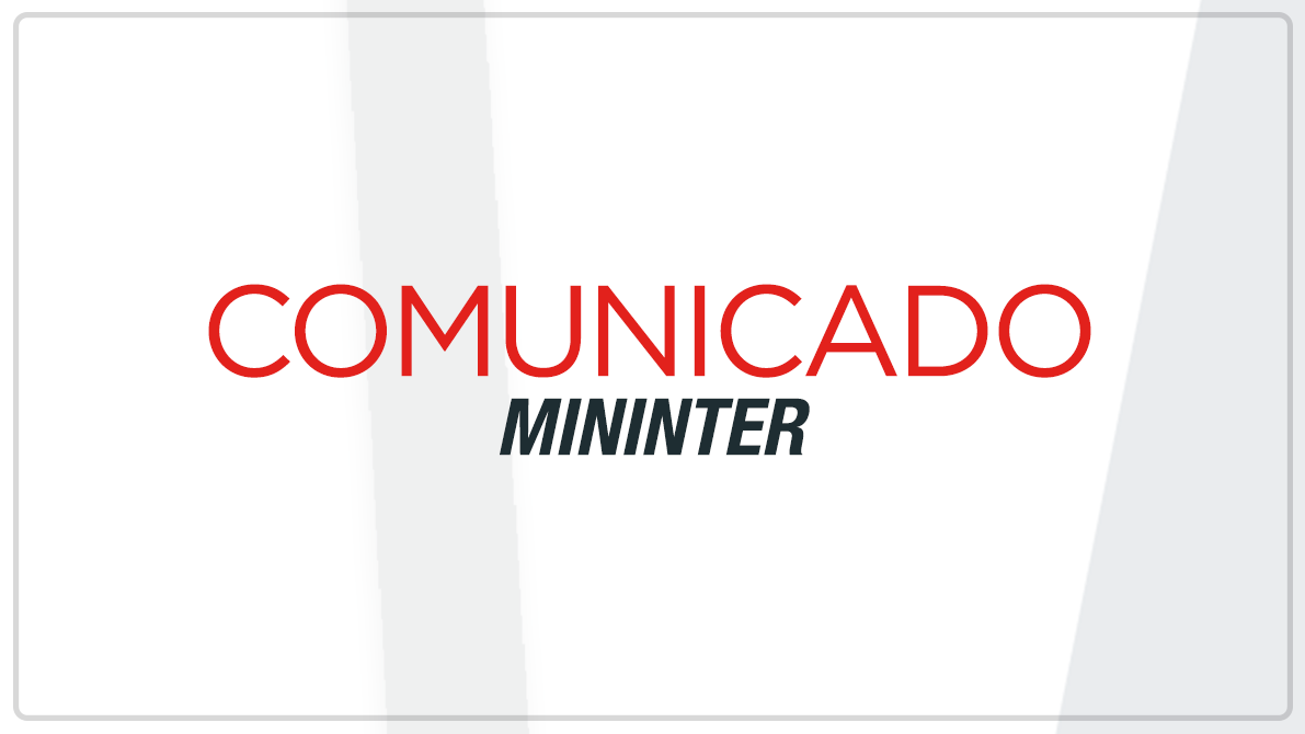 Comunicado Mininter N.° 01-2023