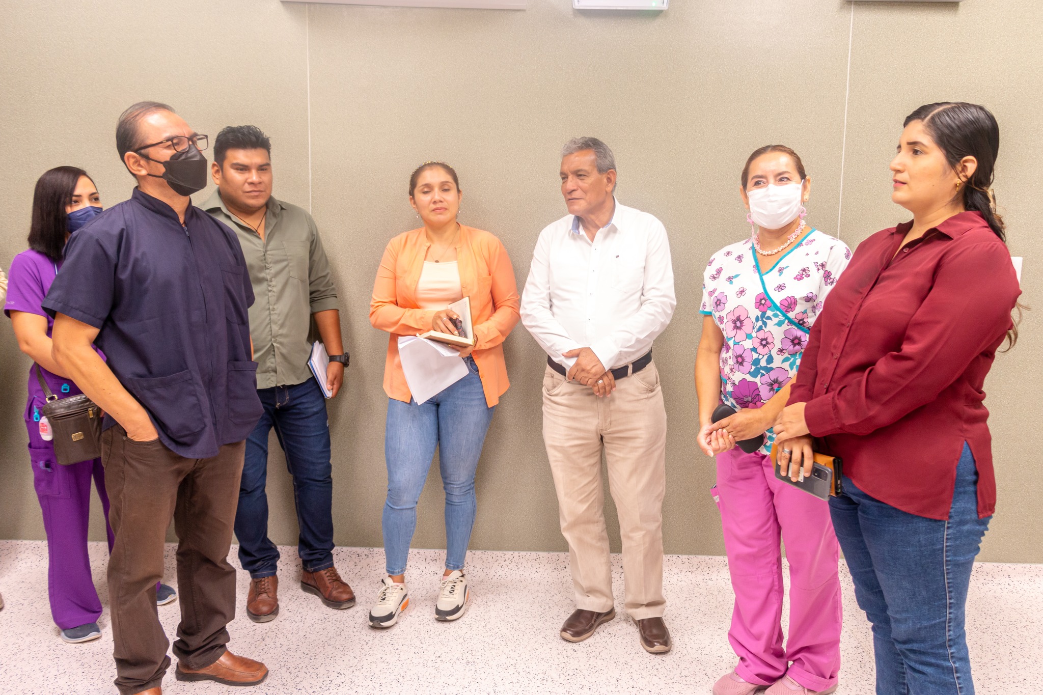 Alcalde Ing. Marlem Mogollón visita nuevo Hospital de Sullana Enero 2023