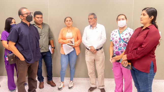Alcalde Ing. Marlem Mogollón visita nuevo Hospital de Sullana Enero 2023
