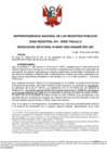 Vista preliminar de documento Resolución Jefatural N°007-2023-SUNARP-Z.R.N°V-JEF