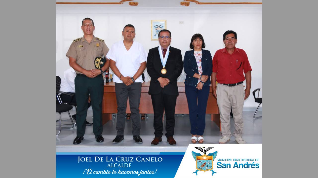 Juramentación Del Comité De CODISEC En La Municipalidad Distrital De San Andrés.