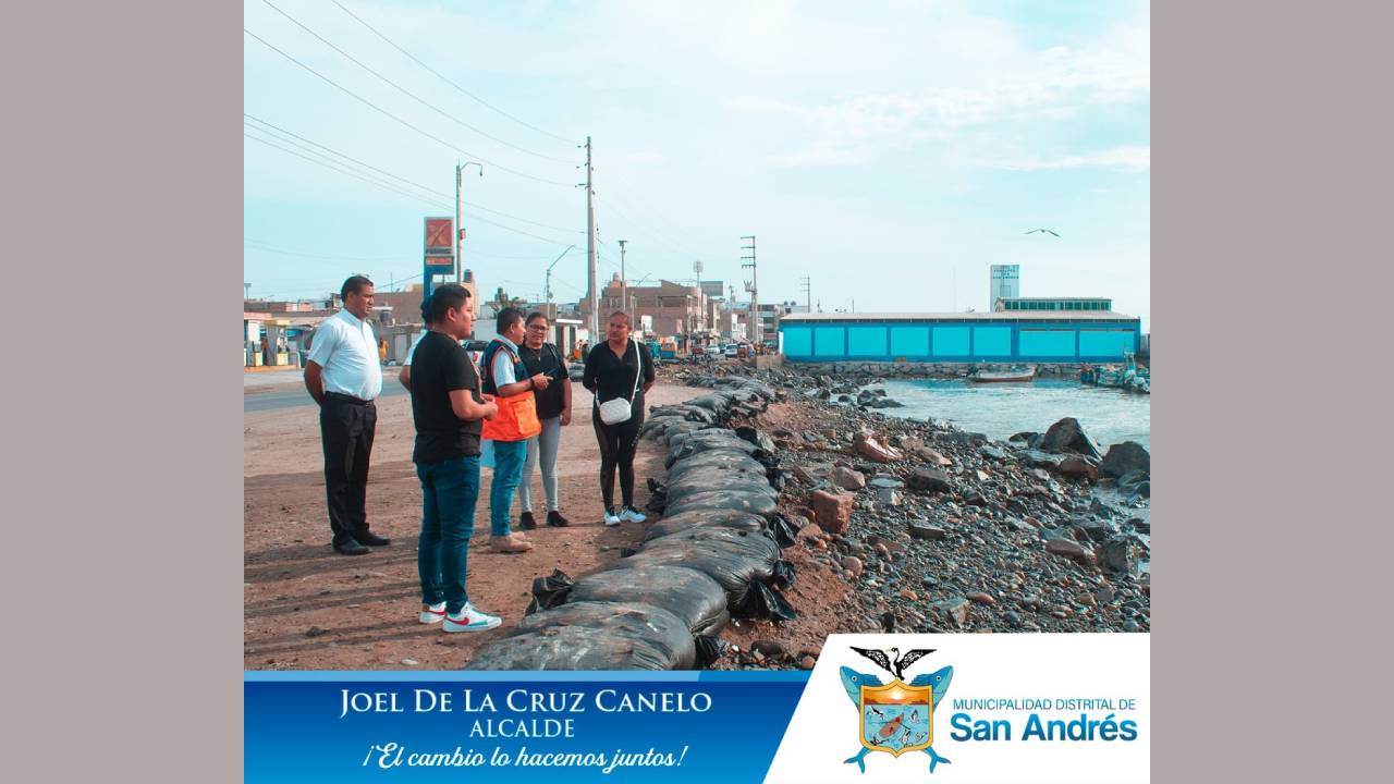 Se Vienen Realizando Los Trabajos De Reforzamiento De Las Orillas De Playas De Nuestro Distrito.