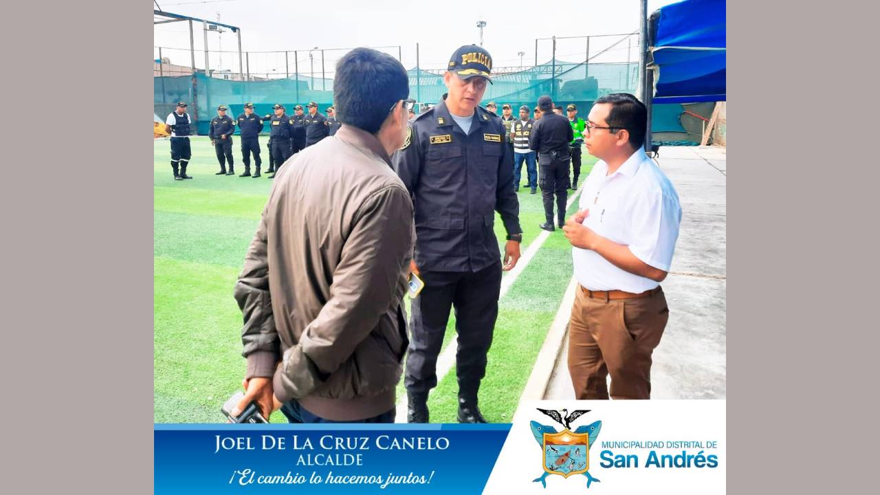 Autoridad Edil Y Comisario De San Andrés Se Reunieron Para Reforzar La Seguridad En Nuestro Distrito.