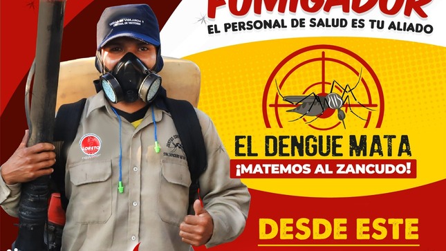Sectorización oficial para el trabajo de fumigación en Contamana