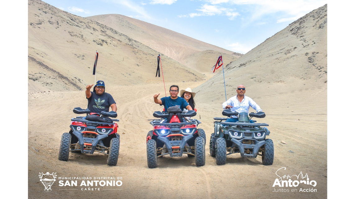 Alcalde de San Antonio recorrio nuevas rutas turísticas por la playa "Puerto Viejo"