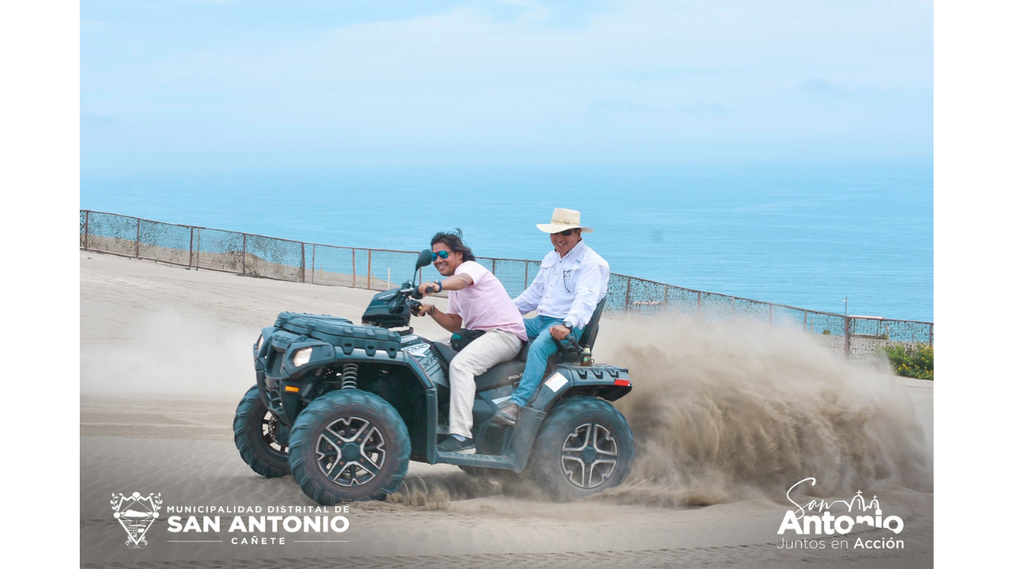 Alcalde de San Antonio recorrio nuevas rutas turísticas por la playa "Puerto Viejo"