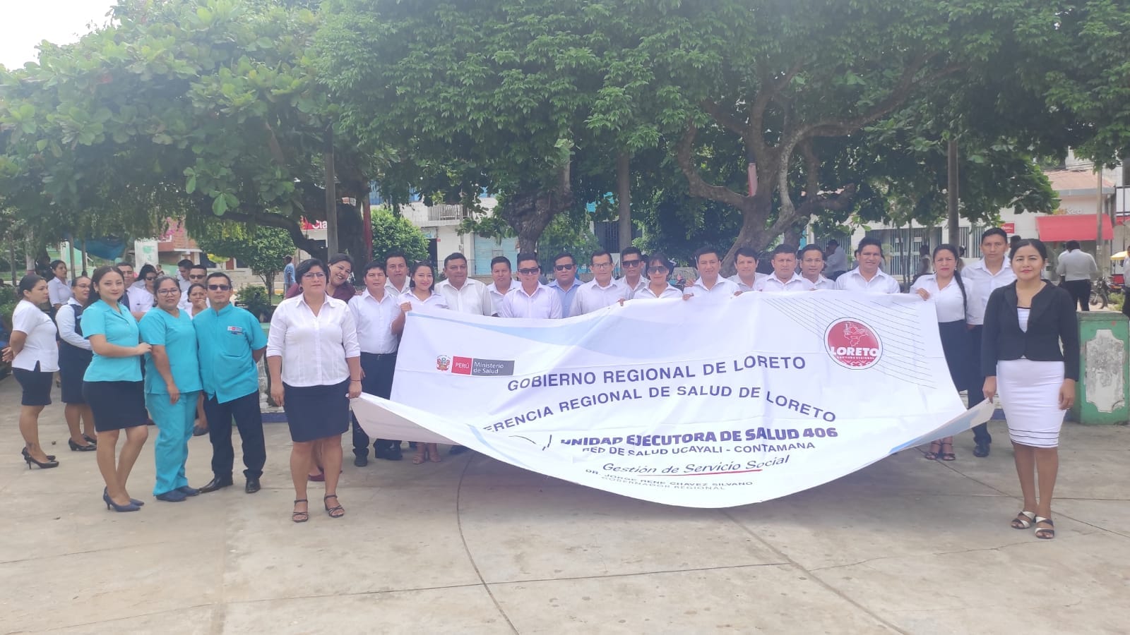Personal de la Unidad Ejecutora Participaron de la Misa solemne y del gran desfile Protocolar