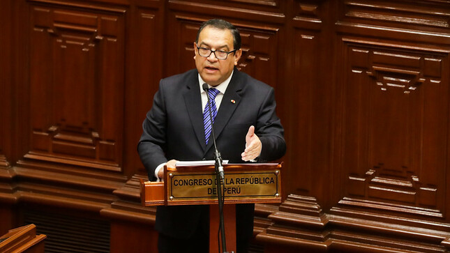 JPG del primer ministro en el Congreso