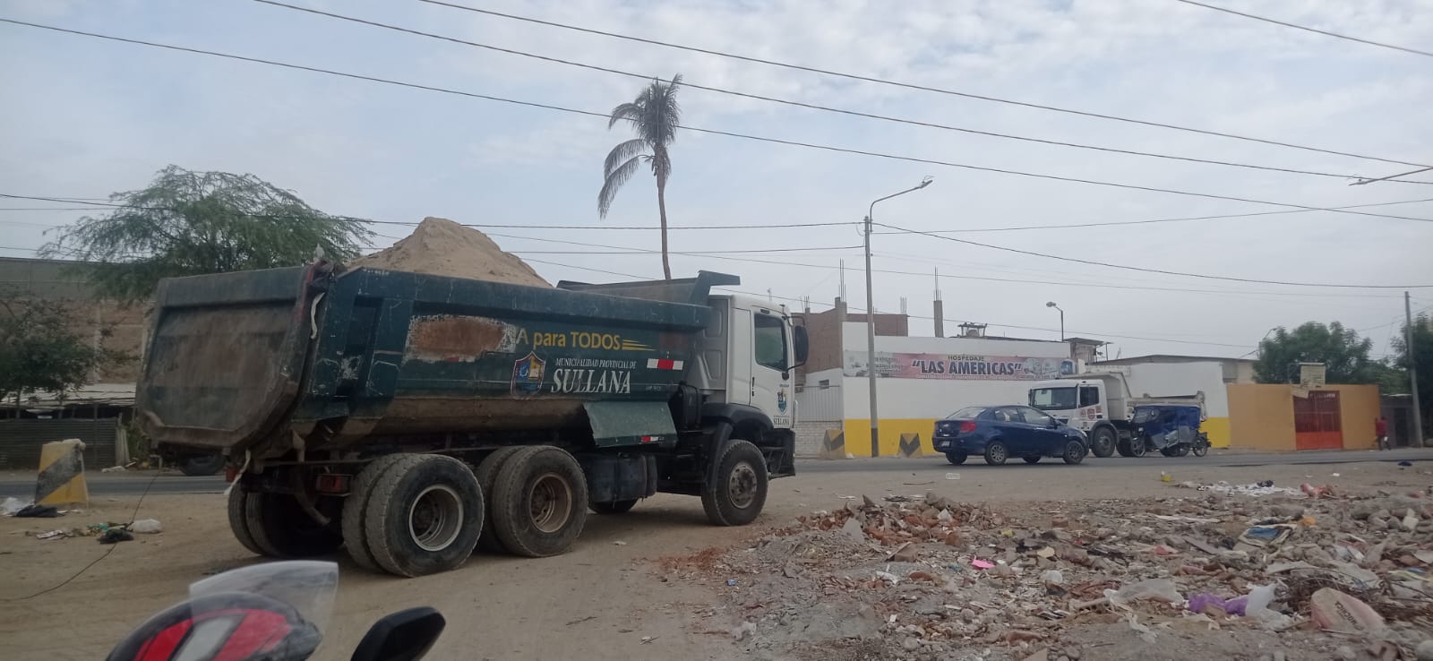 recuperación de zonas con contaminación por aguas residuales Sullana enero 2023