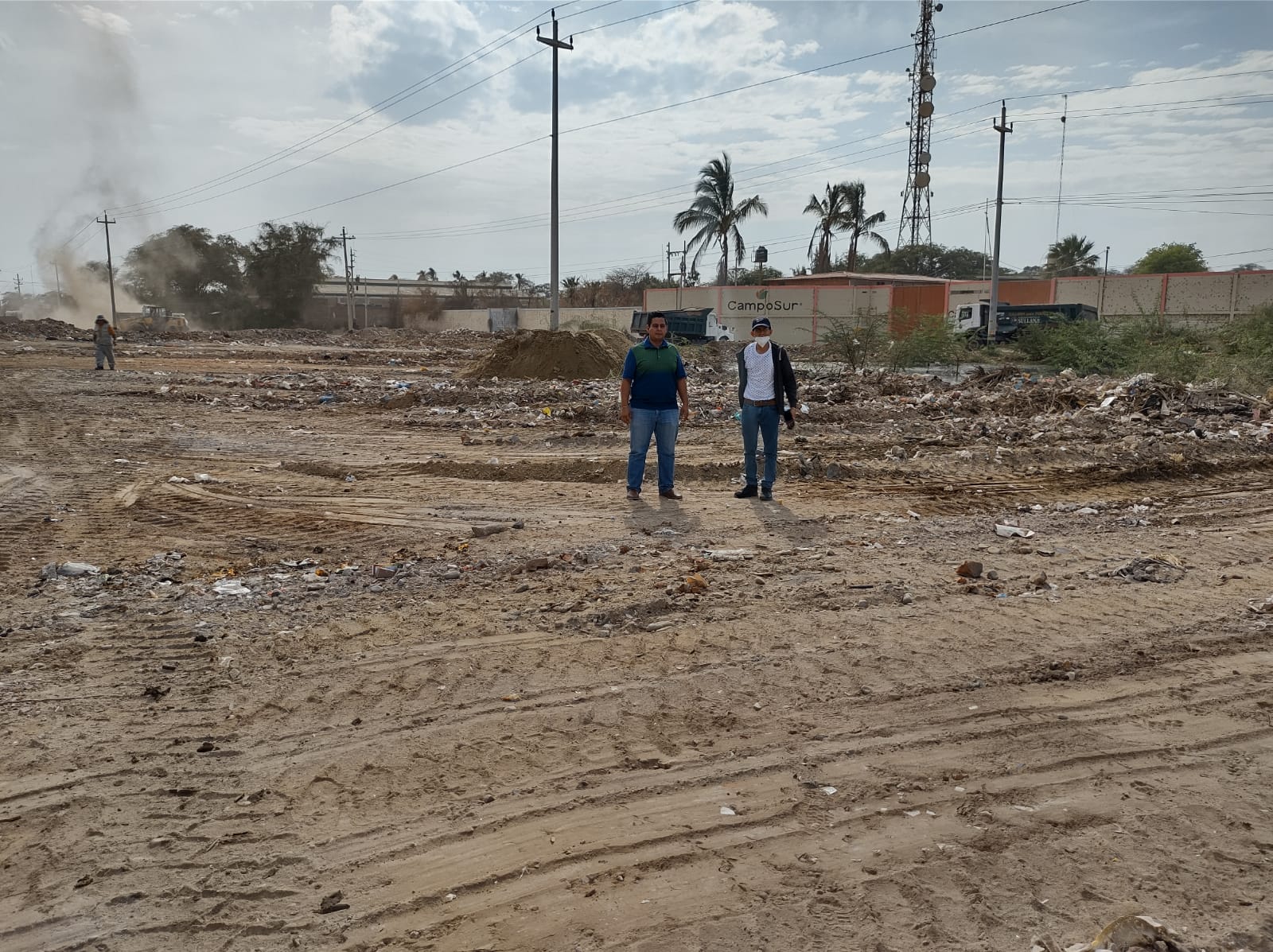 recuperación de zonas con contaminación por aguas residuales Sullana enero 2023