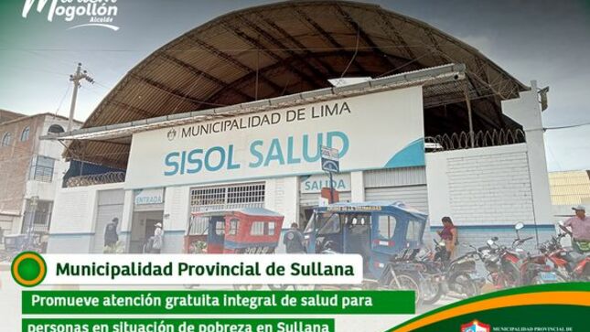 Programa de Salud Integral para personas de bajos recursos Sullana 2023