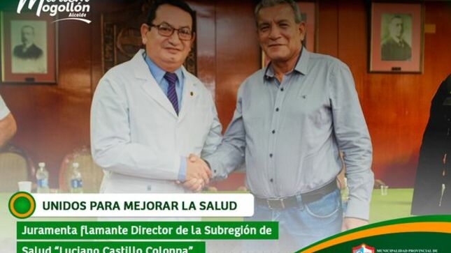Juramenta flamante Director General de la Subregión de Salud "Luciano Castillo Colonna"  2023