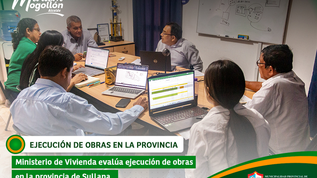 Ministerio de Vivienda, Construcción y Saneamiento evalúa ejecución de obras en la provincia de Sullana 2023