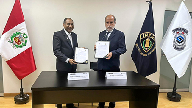 Sucamec y el INPE suscribieron convenio de cooperación interinstitucional que fortalece la seguridad ciudadana.   