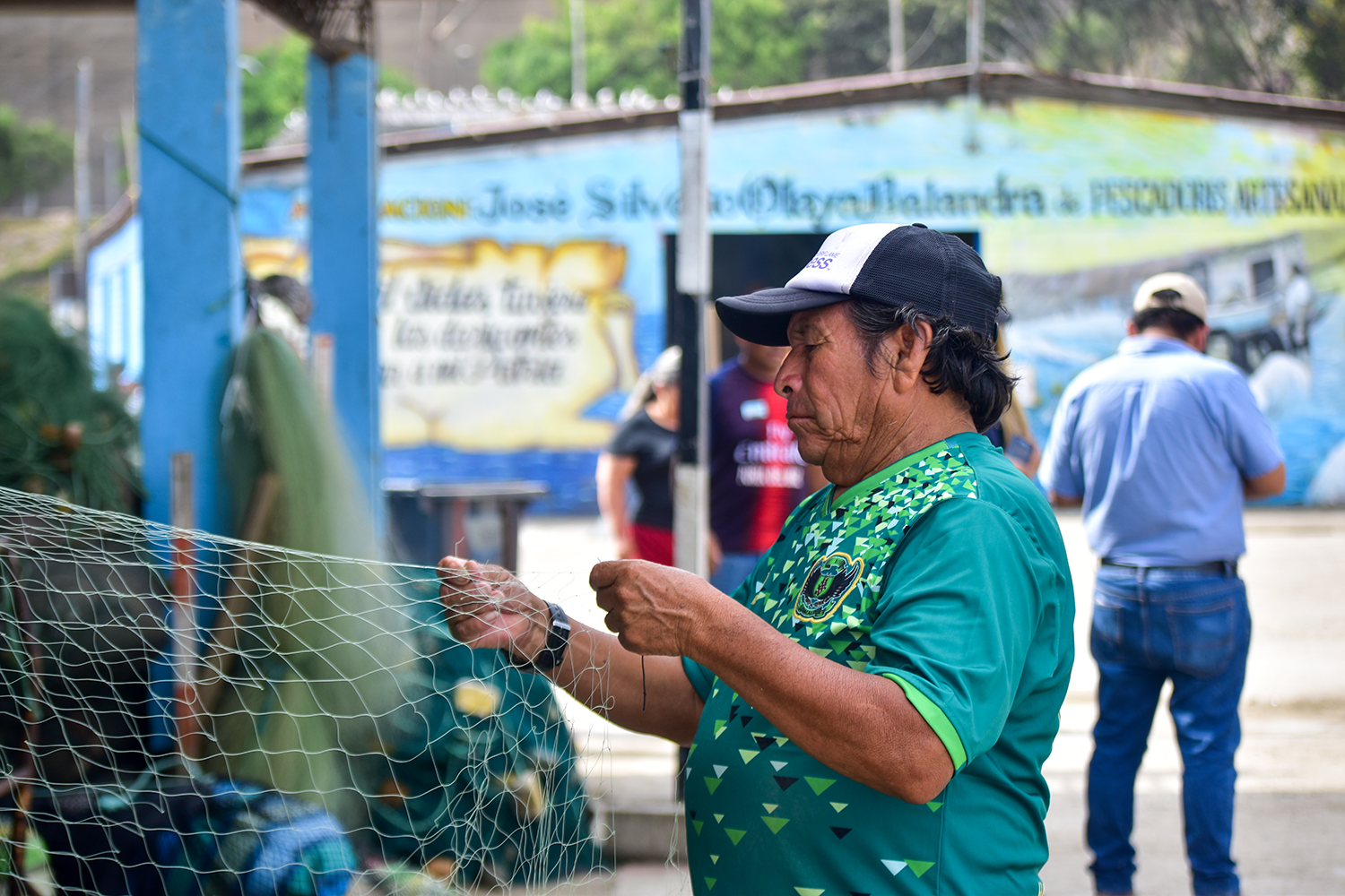 Foto Todo va quedando listo para el Día Mundial del Pescador y la Ruta del Pan con Pejerrey en el Muelle de la Playa los Pescadores