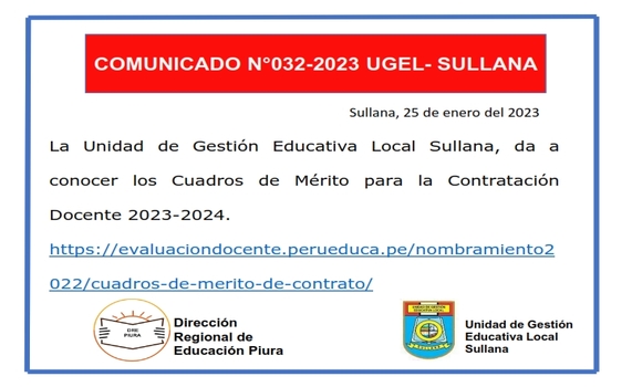Comunicado N°32