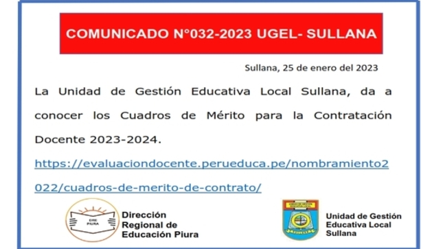 Comunicado N°32