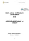 Vista preliminar de documento PLAN ANUAL DE TRABAJO ARCHIVÍSTICO 2023