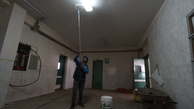 Pintado de la sala del Hospital Regional Cusco