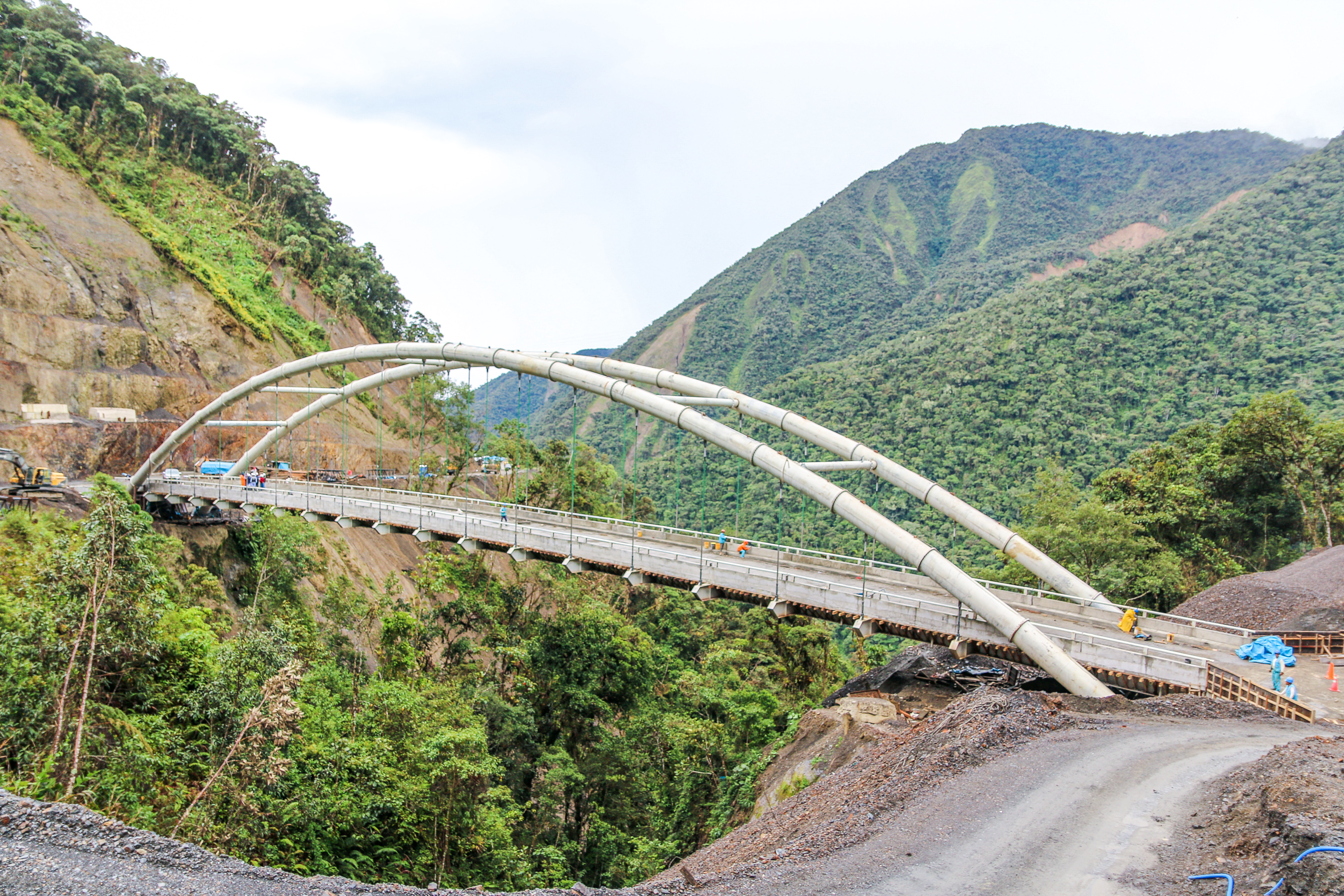 Avance físico del Puente Rocotales