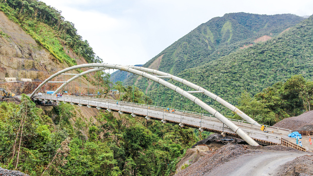 Avance físico del Puente Rocotales