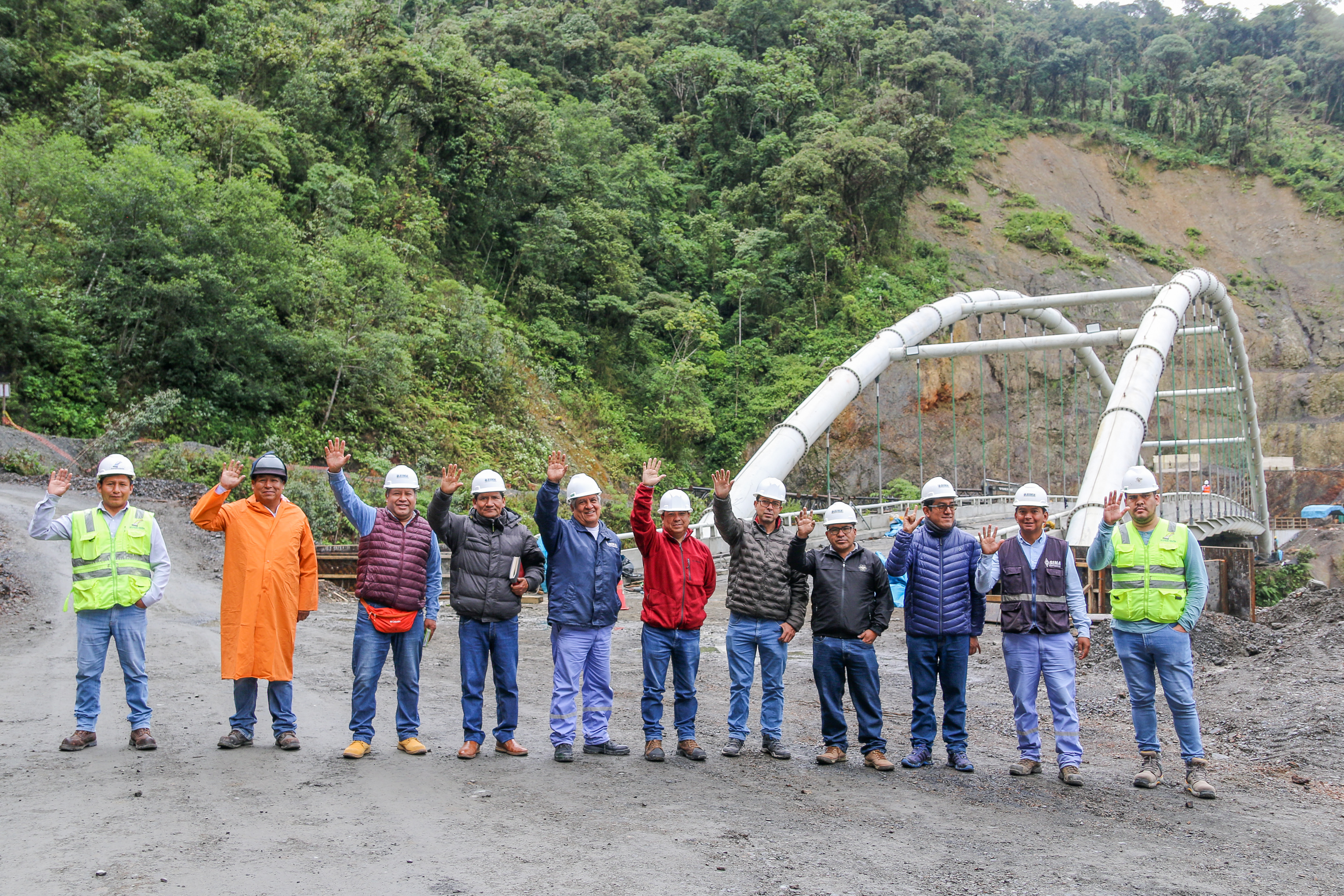 Equipo técnico de la Gerencia Regional de Transportes y Comunicaciones