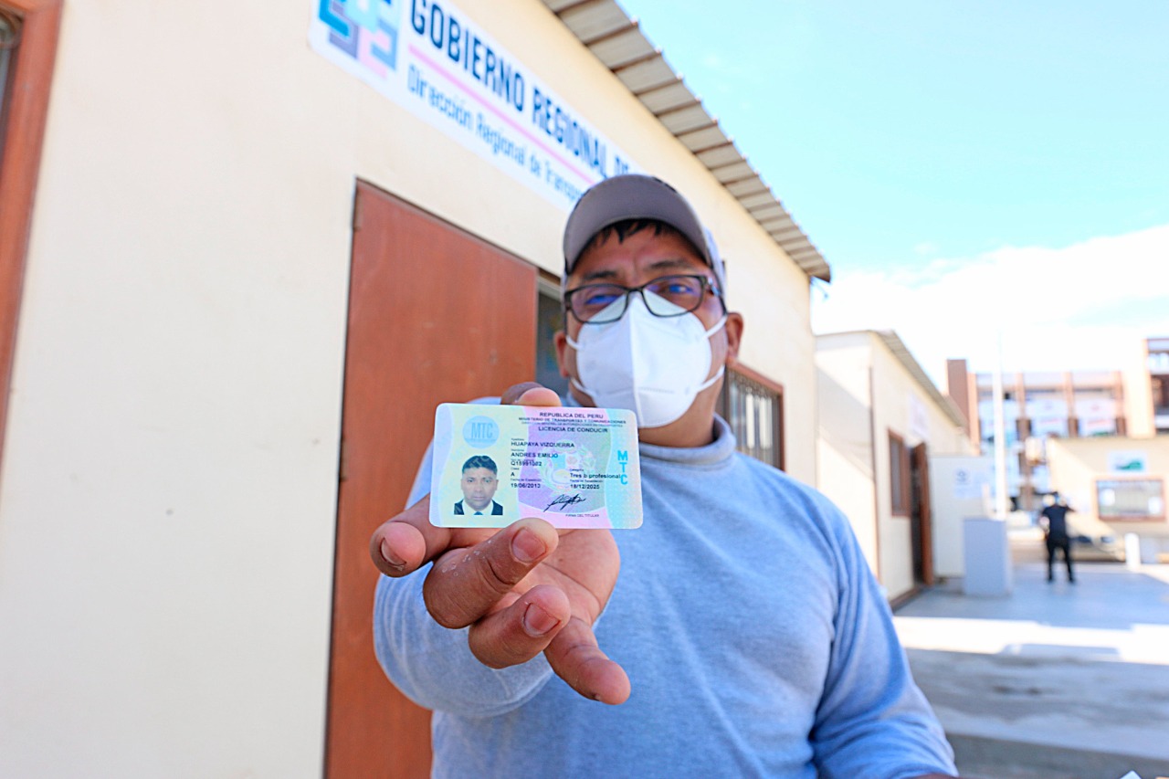 Conductores tramitarán renovación y duplicado de licencia de conducir en Cañete